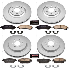Power Stop CRK4014 - Z17 Evolution Front And Rear Brake Kit vehicle fitment brake part