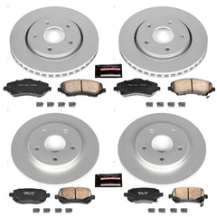 Power Stop CRK4015 - Z17 Evolution Front And Rear Brake Kit vehicle fitment brake part