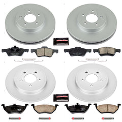 Power Stop CRK4025 - Z17 Evolution Front And Rear Brake Kit vehicle fitment brake part
