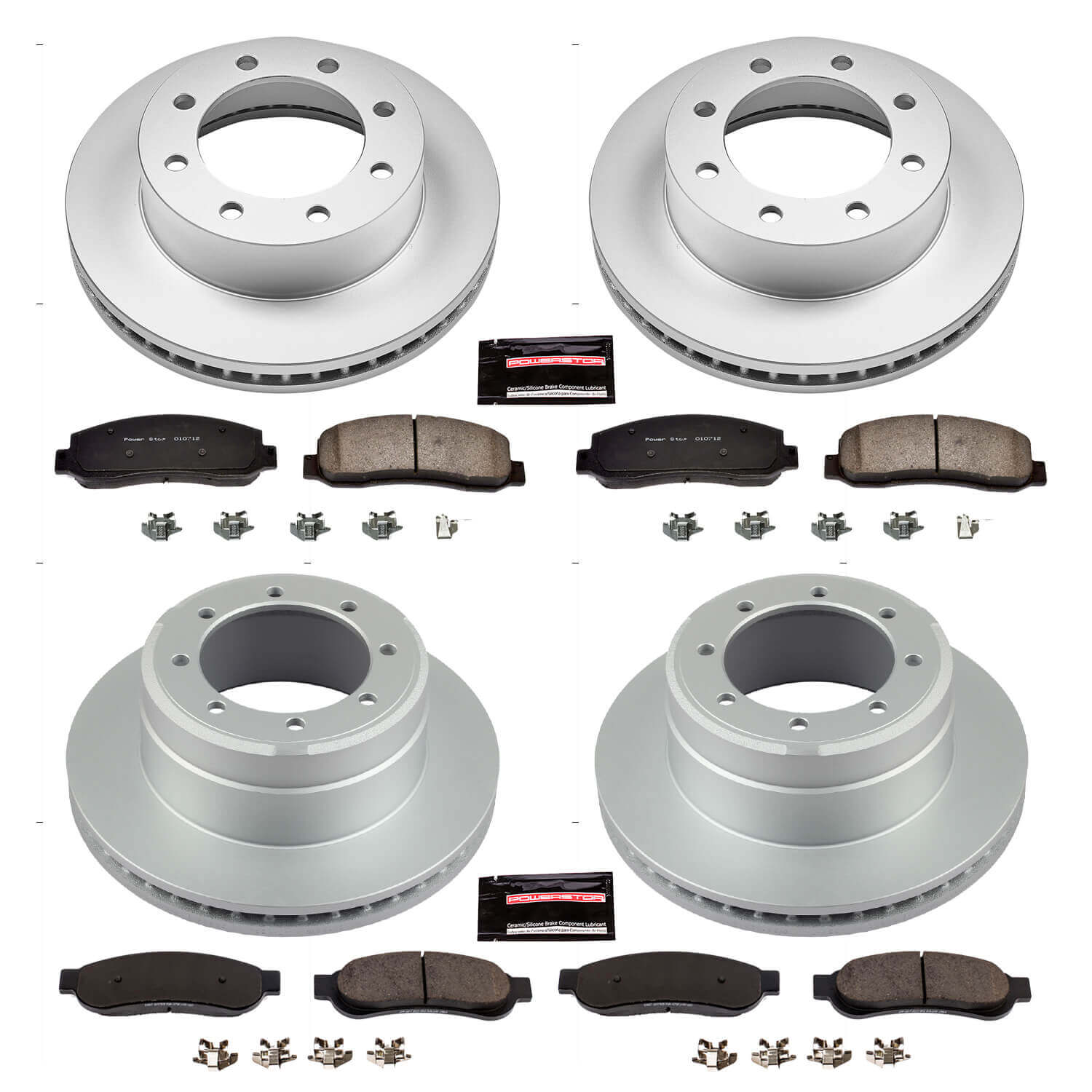 Power Stop CRK4033 - Z17 Evolution Front And Rear Brake Kit vehicle fitment brake part