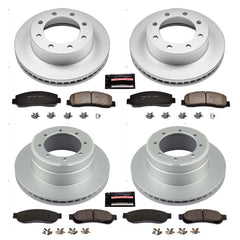 Power Stop CRK4033 - Z17 Evolution Front And Rear Brake Kit vehicle fitment brake part