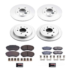 Power Stop CRK4041 Z17 Evolution Front And Rear Pad And Rotor Kit for 2004-2006 Mazda Mpv product image