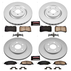 Power Stop CRK4042 - Z17 Evolution Front And Rear Brake Kit vehicle fitment brake part