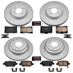 Power Stop CRK4045 - Z17 Evolution Front And Rear Brake Kit vehicle fitment brake part