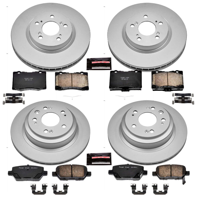 Power Stop CRK4045 - Z17 Evolution Front And Rear Brake Kit vehicle fitment brake part