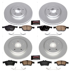 Power Stop CRK4051 - Z23 Evolution Sport Front And Rear Brake Kit vehicle fitment brake part