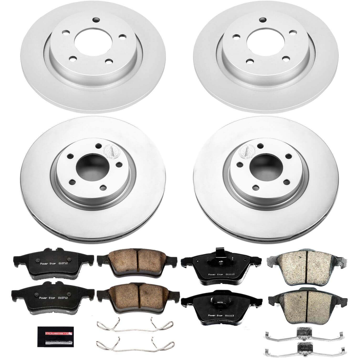 Power Stop CRK4056 Z17 Evolution Front And Rear Brake Kit for 2007-2013 Mazda 3 Mazdaspeed product image