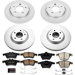 Power Stop CRK4056 Z17 Evolution Front And Rear Brake Kit for 2007-2013 Mazda 3 Mazdaspeed product image