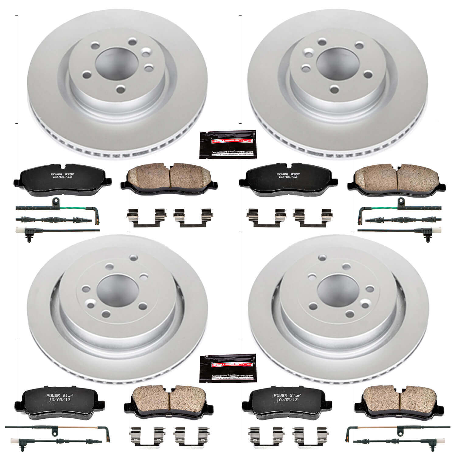 Power Stop CRK4059 - Z23 Evolution Sport Front And Rear Brake Kit vehicle fitment brake part