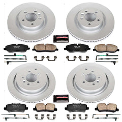 Power Stop CRK4059 - Z23 Evolution Sport Front And Rear Brake Kit vehicle fitment brake part