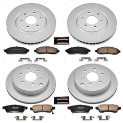 Power Stop CRK4062 - Z17 Evolution Front And Rear Brake Kit vehicle fitment brake part