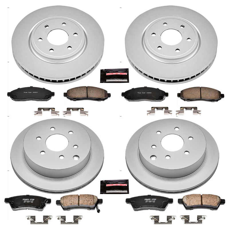 Power Stop CRK4062 - Z17 Evolution Front And Rear Brake Kit vehicle fitment brake part