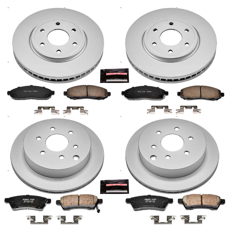 Power Stop CRK4063 - Z17 Evolution Front And Rear Brake Kit vehicle fitment brake part