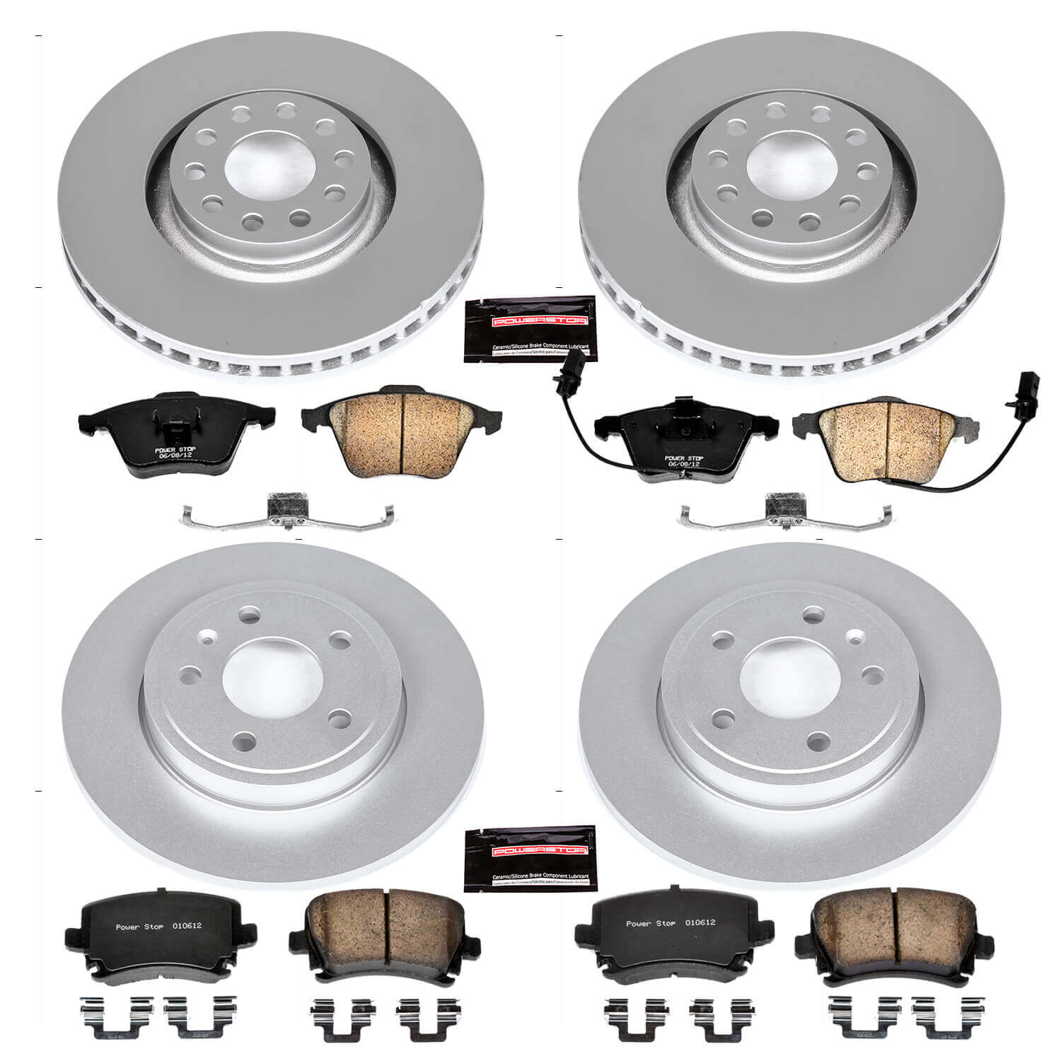Power Stop CRK4065 - Z23 Evolution Sport Front And Rear Brake Kit vehicle fitment brake part
