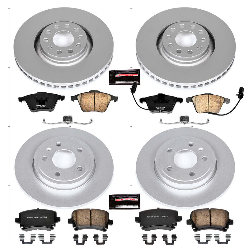 Power Stop CRK4065 - Z23 Evolution Sport Front And Rear Brake Kit vehicle fitment brake part