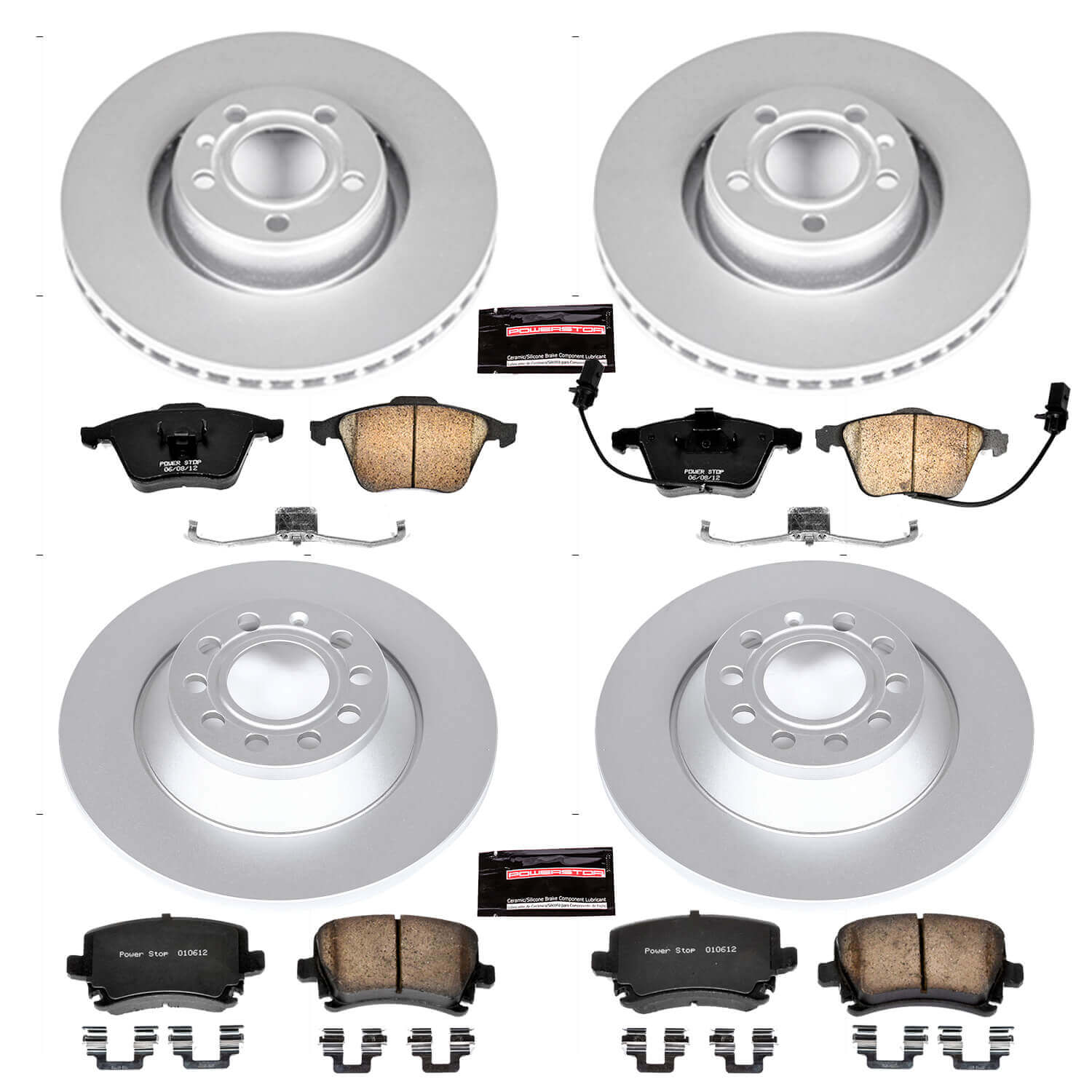 Power Stop CRK4066 - Z23 Evolution Sport Front And Rear Brake Kit vehicle fitment brake part