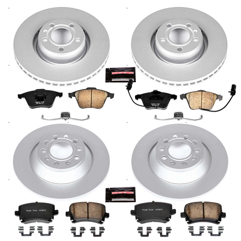 Power Stop CRK4066 - Z23 Evolution Sport Front And Rear Brake Kit vehicle fitment brake part