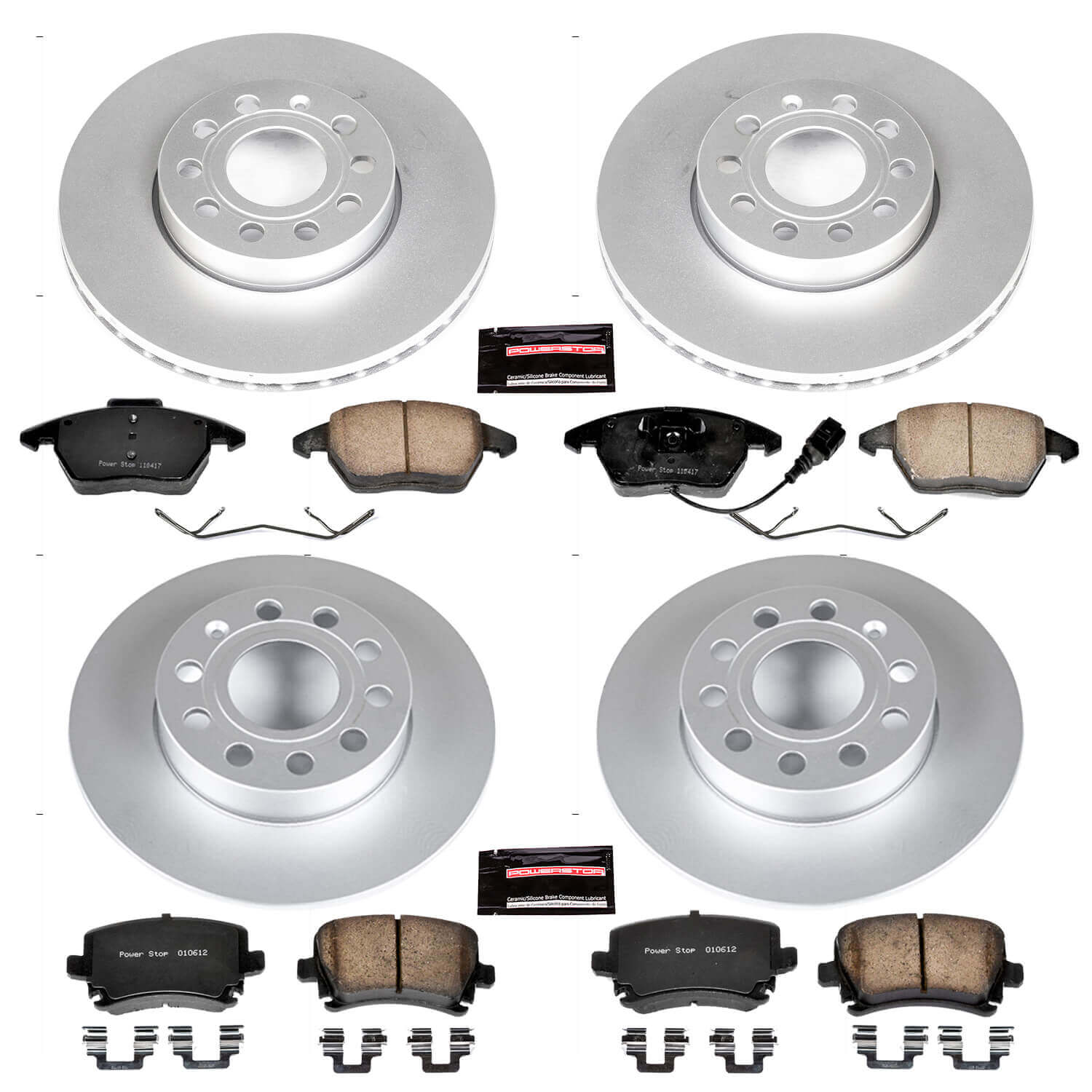 Power Stop CRK4068 - Z23 Evolution Sport Front And Rear Brake Kit vehicle fitment brake part