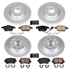 Power Stop CRK4068 - Z23 Evolution Sport Front And Rear Brake Kit vehicle fitment brake part