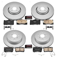 Power Stop CRK4071 - Z17 Evolution Front And Rear Brake Kit vehicle fitment brake part