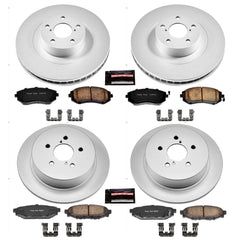 Power Stop CRK4081 - Z17 Evolution Front And Rear Brake Kit vehicle fitment brake part