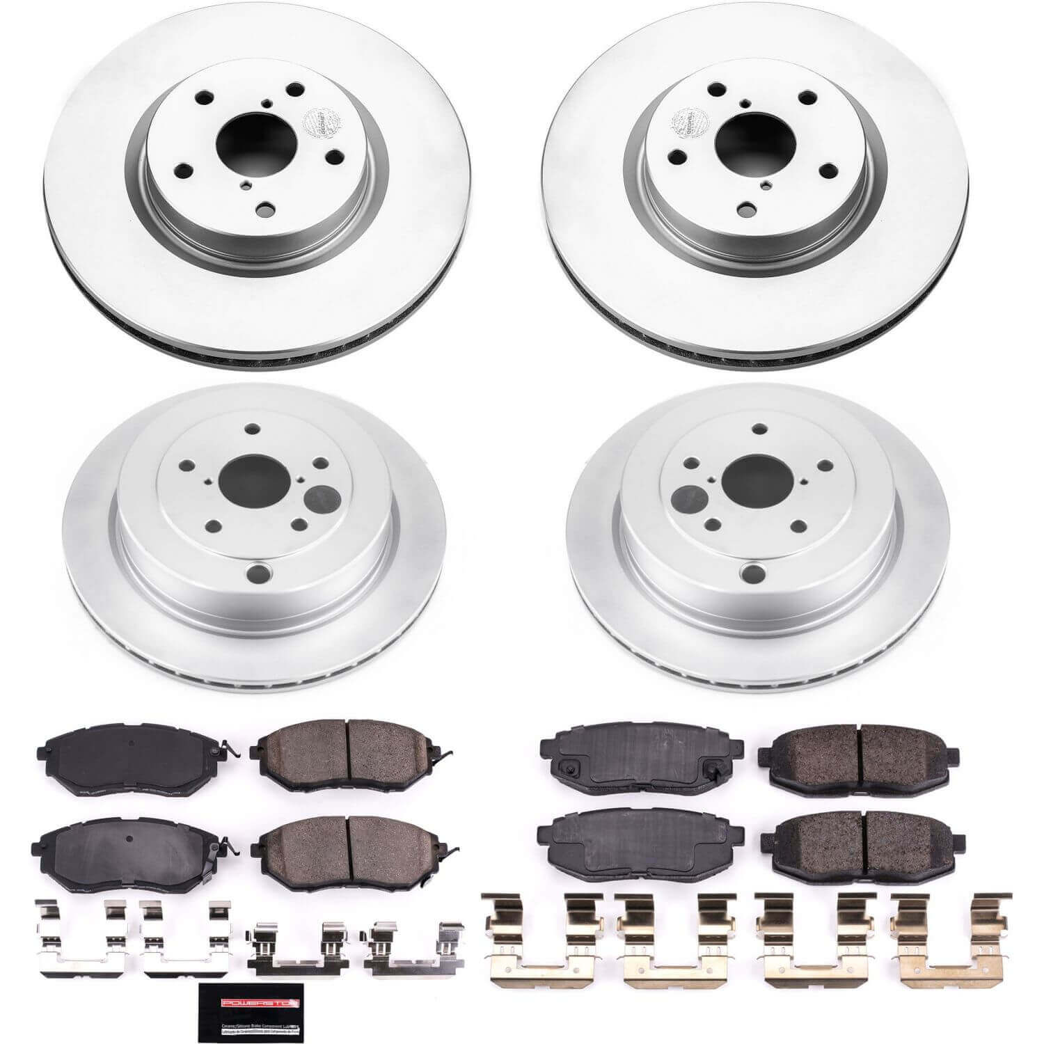Power Stop CRK4088 Z17 Evolution Front And Rear Brake Kit for 2006-2007 Subaru B9 Tribeca product image