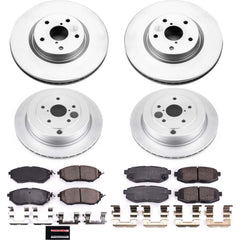 Power Stop CRK4088 Z17 Evolution Front And Rear Brake Kit for 2006-2007 Subaru B9 Tribeca product image