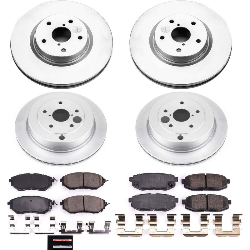 Power Stop CRK4088 Z17 Evolution Front And Rear Brake Kit for 2006-2007 Subaru B9 Tribeca product image
