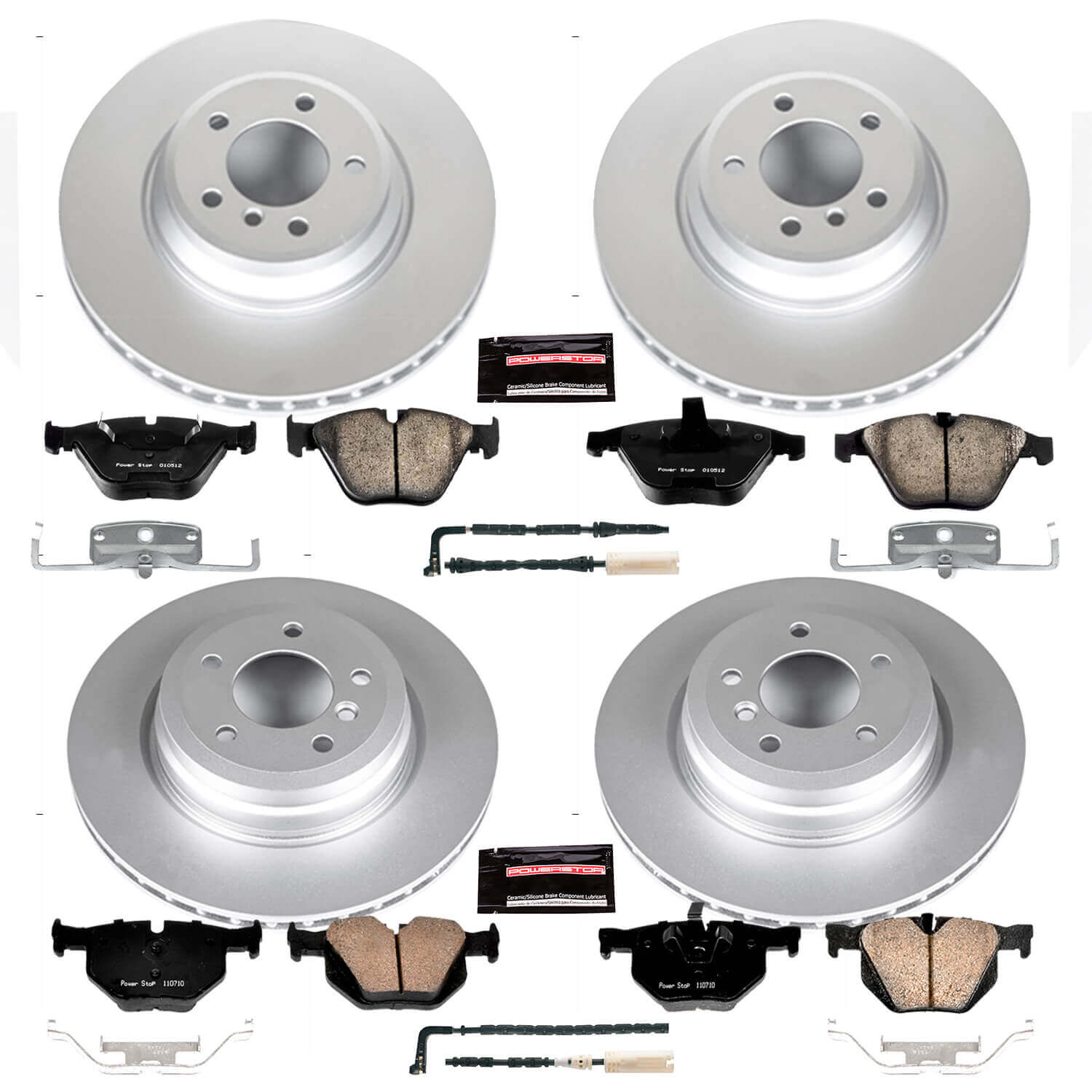 Power Stop CRK4094 - Z23 Evolution Sport Front And Rear Brake Kit vehicle fitment brake part