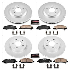 Power Stop CRK4096 - Z17 Evolution Front And Rear Brake Kit vehicle fitment brake part
