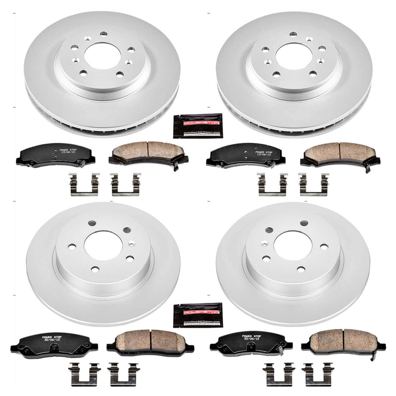Power Stop CRK4096 - Z17 Evolution Front And Rear Brake Kit vehicle fitment brake part