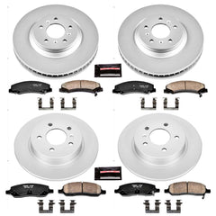 Power Stop CRK4097 - Z17 Evolution Front And Rear Brake Kit vehicle fitment brake part