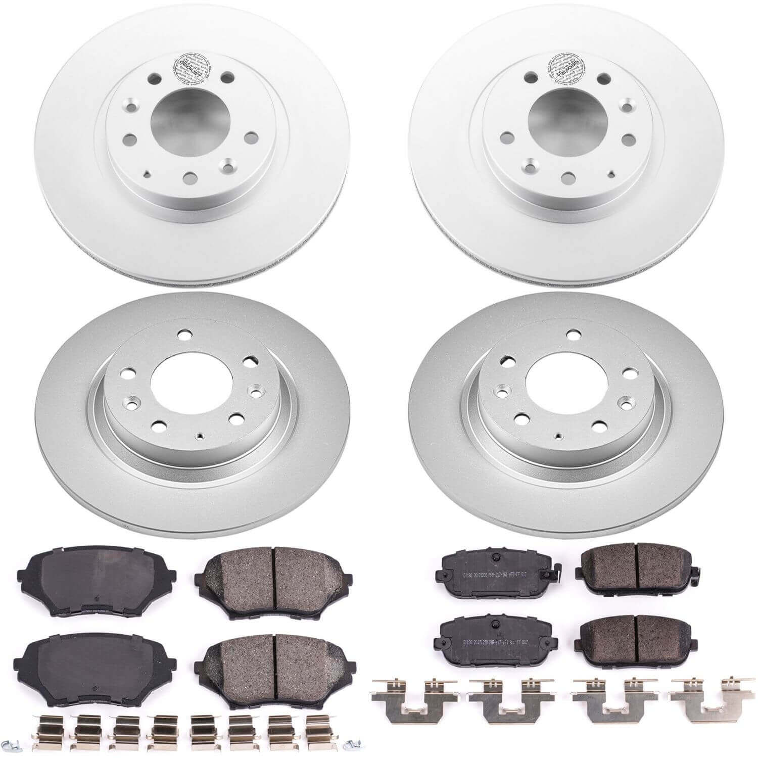 Power Stop CRK4098 Z17 Evolution Front And Rear Brake Kit for 2006-2015 Mazda Miata / MX-5 product image