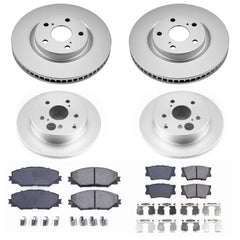 Power Stop CRK4099 Z17 Evolution Front And Rear Pad And Rotor Kit for 2009-2010 Pontiac Vibe AWD, GT product image