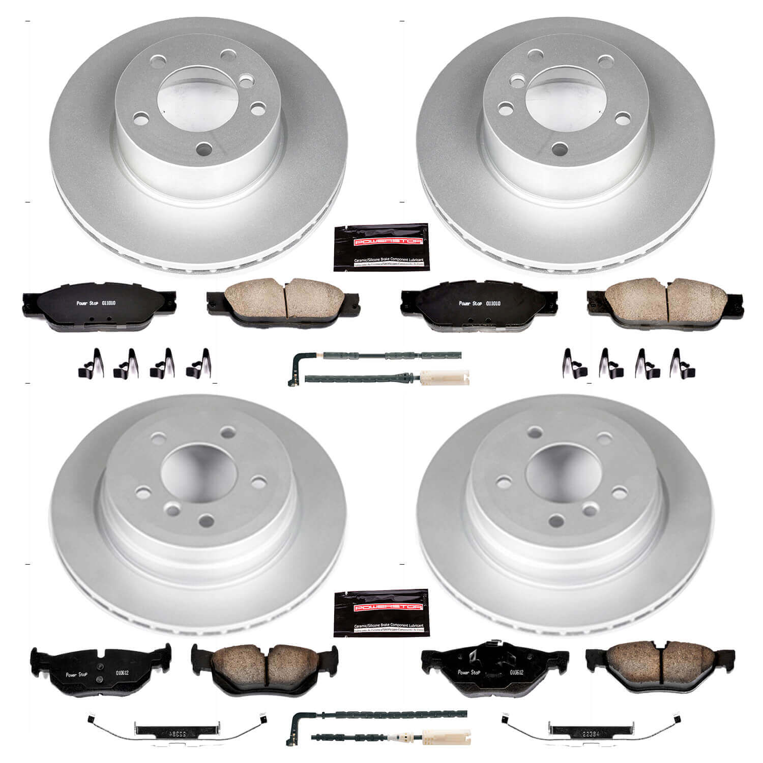 Power Stop CRK4102 - Z23 Evolution Sport Front And Rear Brake Kit vehicle fitment brake part