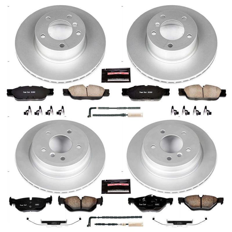 Power Stop CRK4102 - Z23 Evolution Sport Front And Rear Brake Kit vehicle fitment brake part