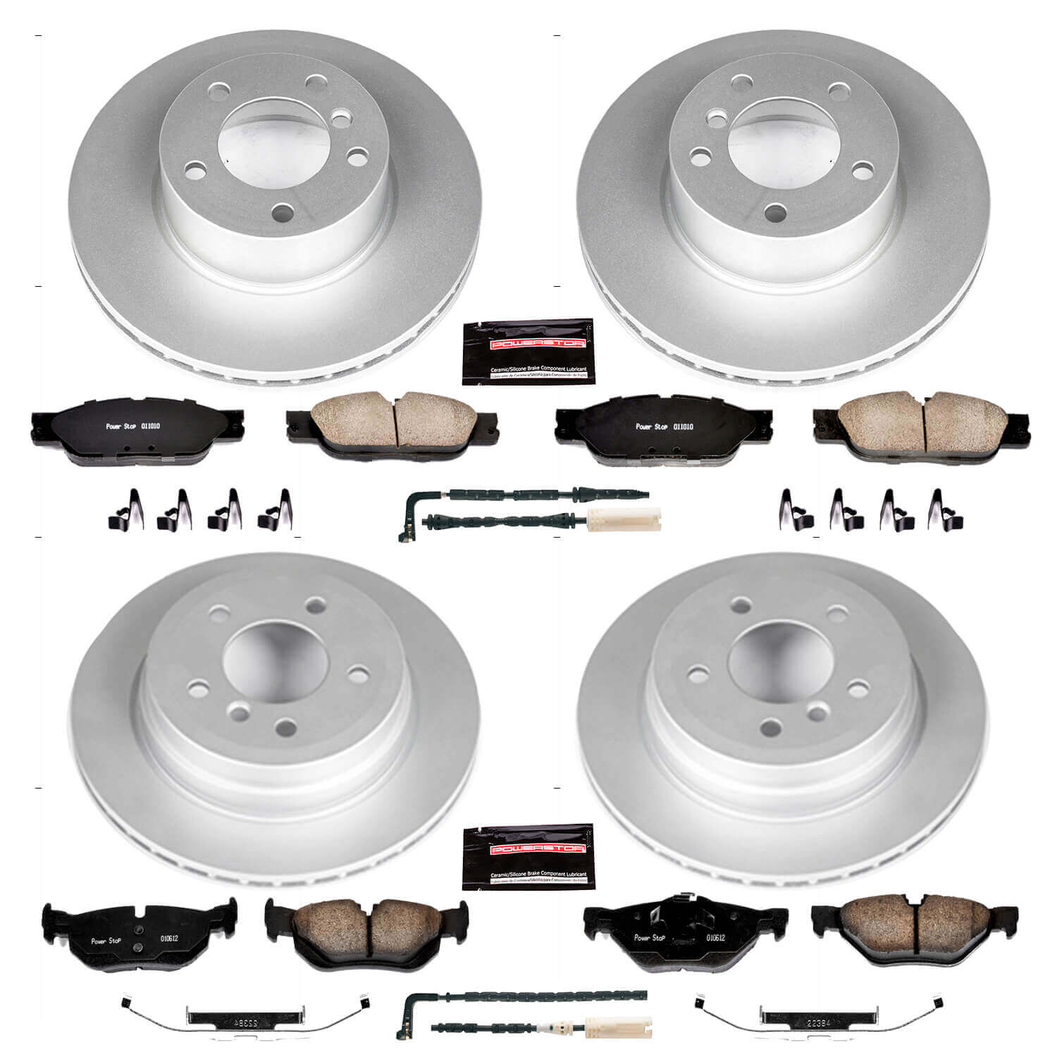 Power Stop CRK4103 - Z23 Evolution Sport Front And Rear Brake Kit vehicle fitment brake part