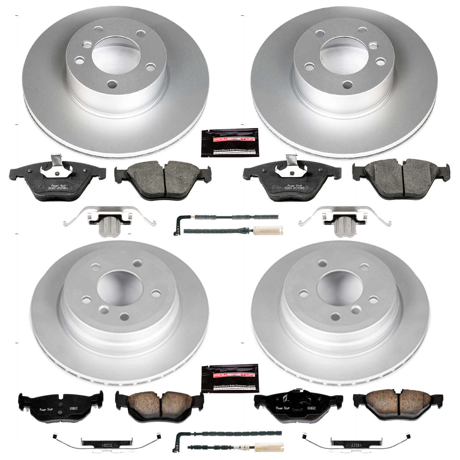 Power Stop CRK4105 - Z23 Evolution Sport Front And Rear Brake Kit vehicle fitment brake part