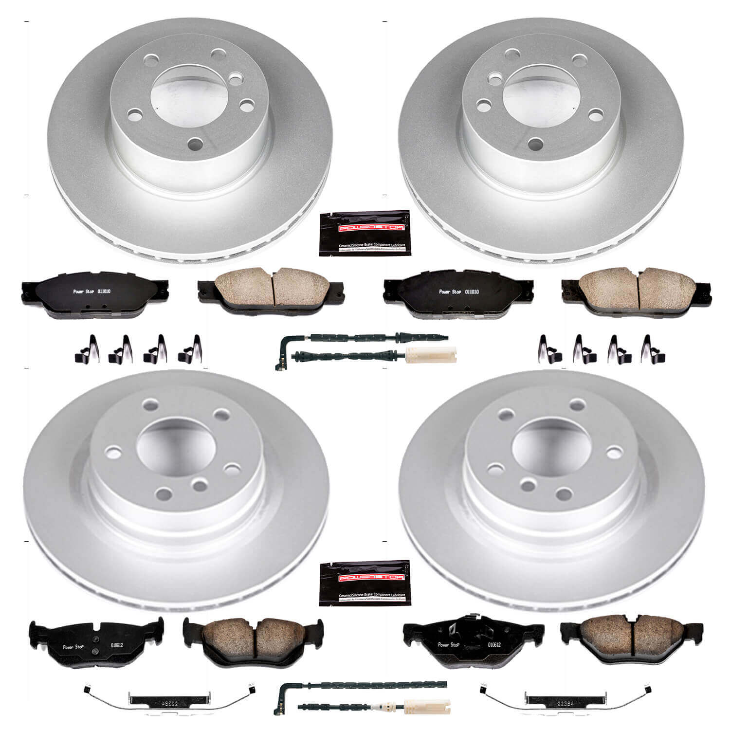 Power Stop CRK4106 - Z23 Evolution Sport Front And Rear Brake Kit vehicle fitment brake part