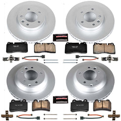 Power Stop CRK4108 - Z23 Evolution Sport Front And Rear Brake Kit vehicle fitment brake part
