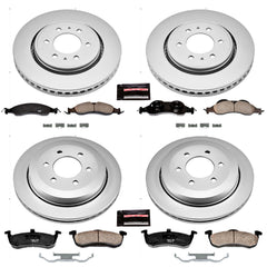 Power Stop CRK4109 - Z17 Evolution Front And Rear Brake Kit vehicle fitment brake part