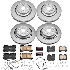 Power Stop CRK4112 - Z17 Evolution Front And Rear Brake Kit vehicle fitment brake part