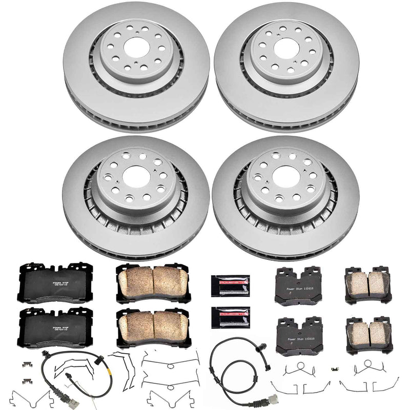 Power Stop CRK4112 - Z17 Evolution Front And Rear Brake Kit vehicle fitment brake part