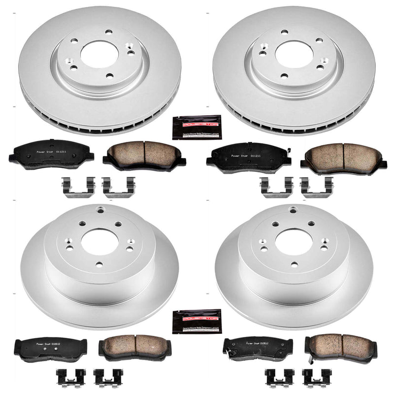Power Stop CRK4116 - Z17 Evolution Front And Rear Brake Kit vehicle fitment brake part