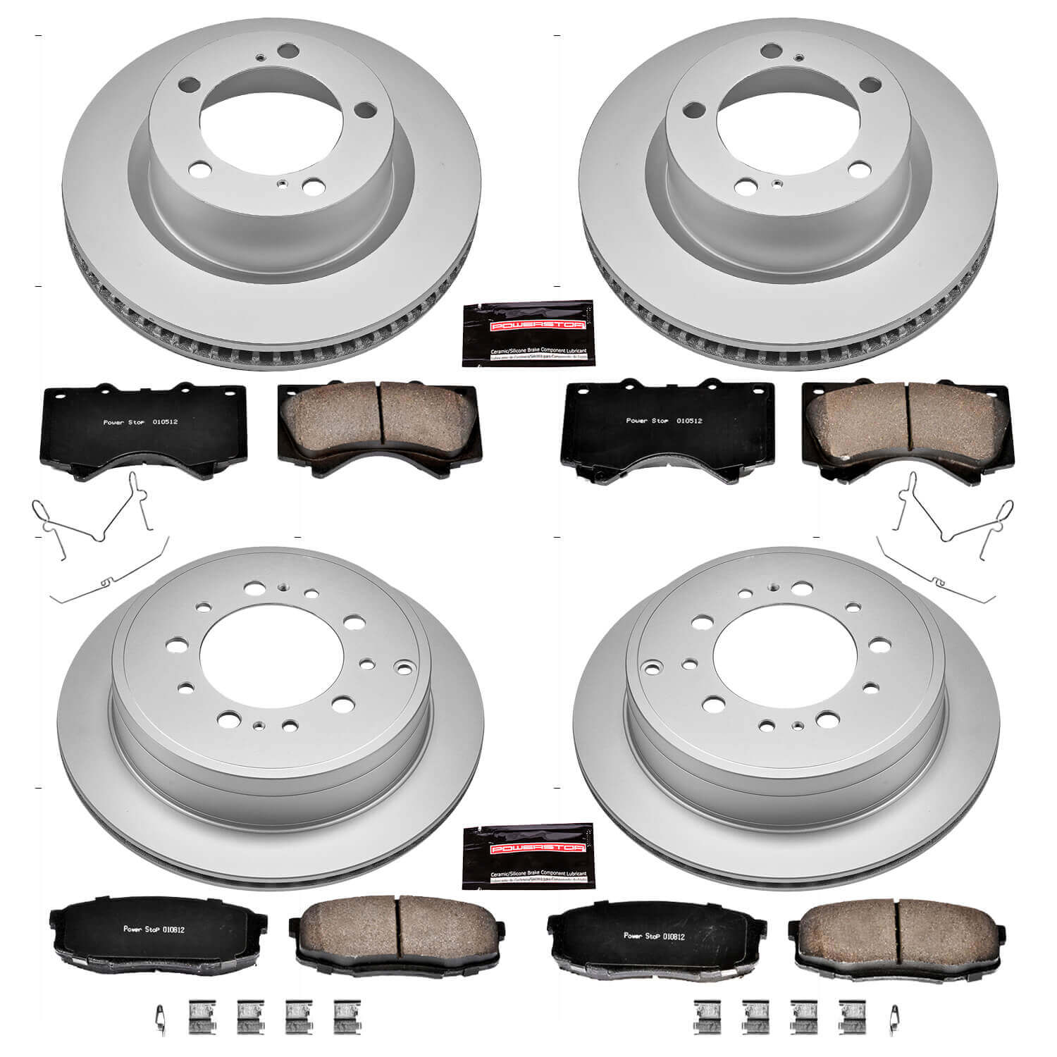 Power Stop CRK4117 - Z17 Evolution Front And Rear Brake Kit vehicle fitment brake part