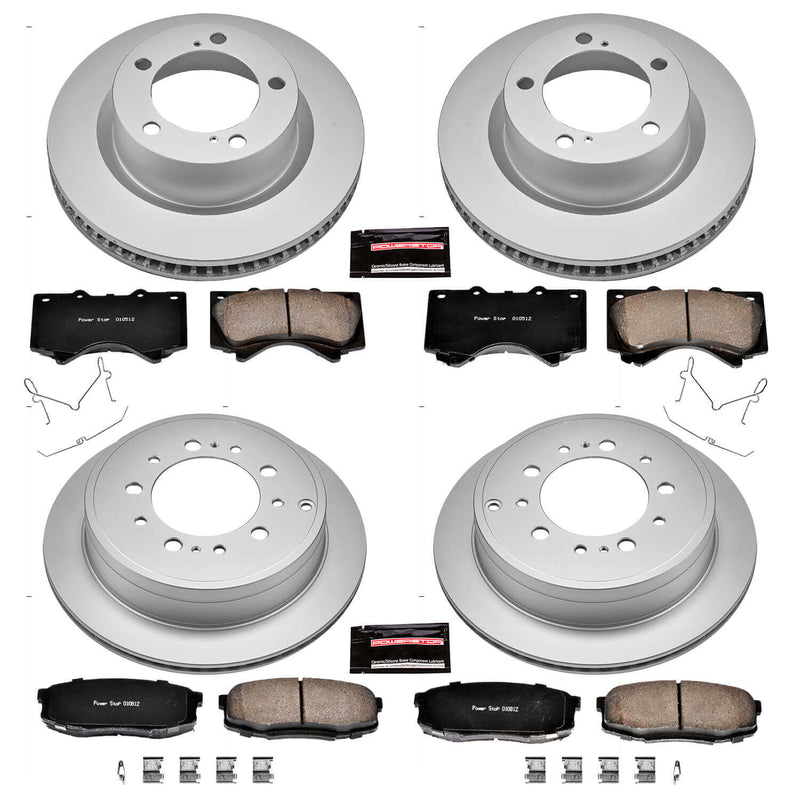 Power Stop CRK4117 - Z17 Evolution Front And Rear Brake Kit vehicle fitment brake part