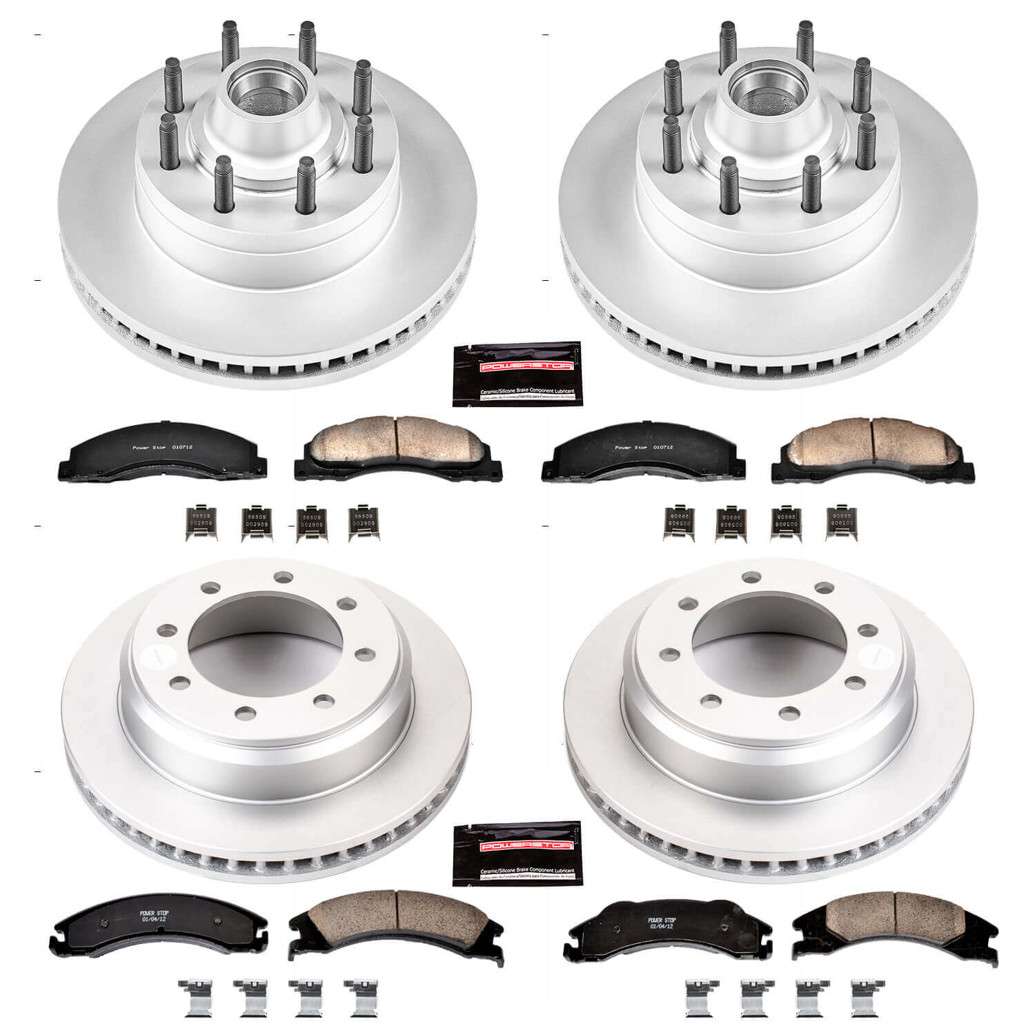 Power Stop CRK4131 - Z17 Evolution Front And Rear Brake Kit vehicle fitment brake part