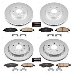 Power Stop CRK4134 - Z17 Evolution Front And Rear Brake Kit vehicle fitment brake part