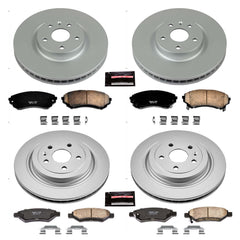 Power Stop CRK4135 - Z17 Evolution Front And Rear Brake Kit vehicle fitment brake part