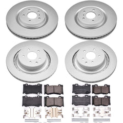 Power Stop CRK4138 - Z17 Evolution Front And Rear Brake Kit vehicle fitment brake part